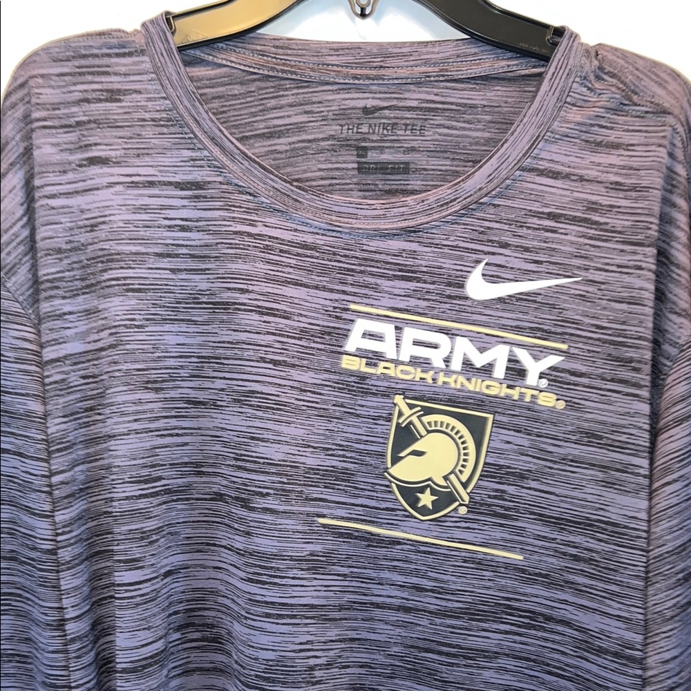 Nike Men's Heathered Black Long Sleeve Tee, Size XL - Picture 5 of 7